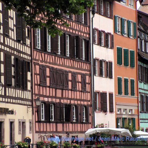 Petite France, maison, alsaciennes, Strasbourg,2