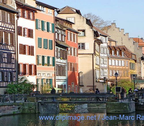 Quai,Petite France, maison, alsaciennes, Strasbourg,1